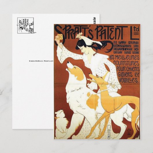 Vintage Ad Poster Briefkaart (Voorkant / Achterkant)