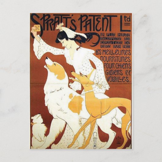 Vintage Ad Poster Briefkaart (Voorkant)