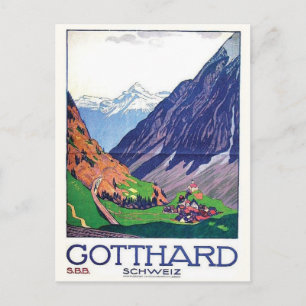 Vintage Ad Poster Briefkaart