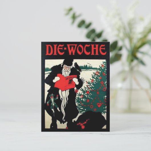 Vintage Ad Poster Briefkaart (Staand voorkant)