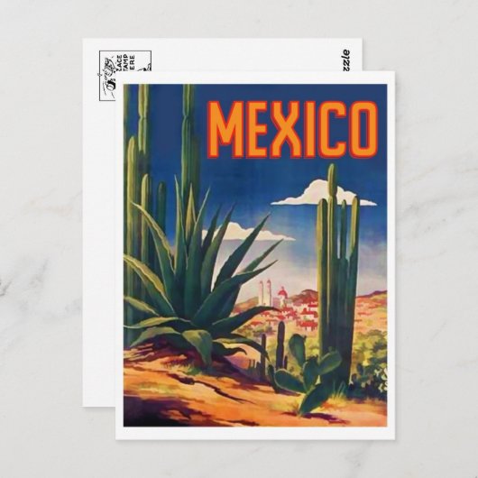 Vintage Ad Poster Briefkaart (Voorkant / Achterkant)