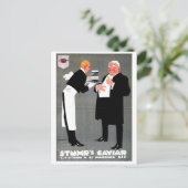 Vintage Ad Poster Briefkaart (Staand voorkant)