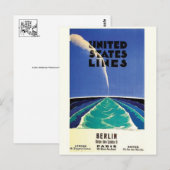Vintage Ad Poster Briefkaart (Voorkant / Achterkant)