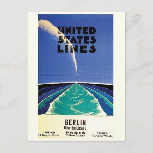 Vintage Ad Poster Briefkaart (Voorkant)