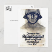 Vintage Ad Poster Briefkaart (Voorkant / Achterkant)