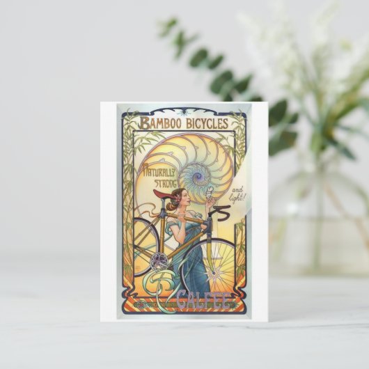 Vintage Ad Poster Briefkaart (Staand voorkant)