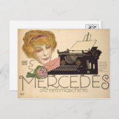 Vintage Ad Poster Briefkaart (Voorkant / Achterkant)