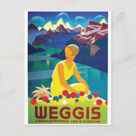 Vintage Ad Poster Briefkaart (Voorkant)