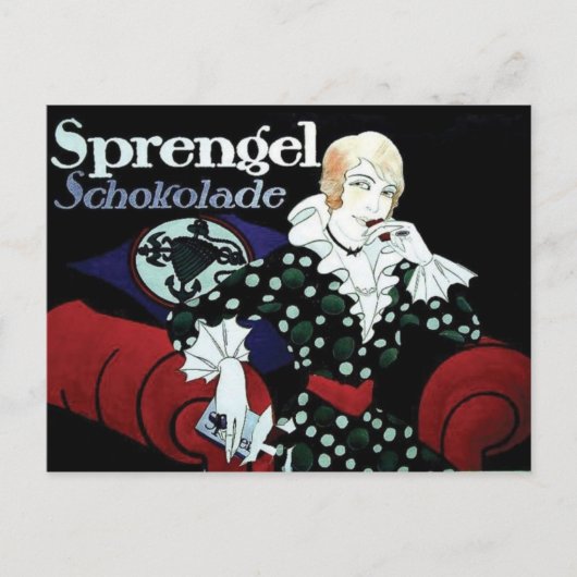 Vintage Ad Poster Briefkaart (Voorkant)