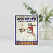 Vintage Ad Poster Briefkaart (Staand voorkant)