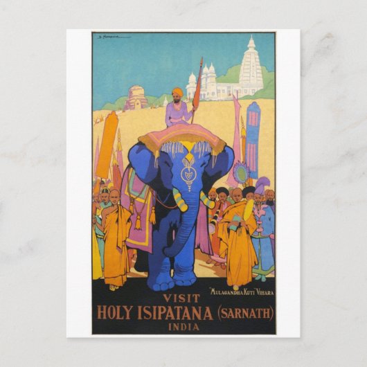 Vintage Ad Poster Briefkaart (Voorkant)