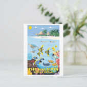 Vintage Ad Poster Briefkaart (Staand voorkant)