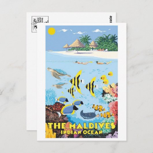 Vintage Ad Poster Briefkaart (Voorkant / Achterkant)