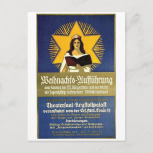 Vintage Ad Poster Postcard Briefkaart