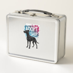 Vintage Adopteer Niet Winkelen Hond Graffiti Reddi