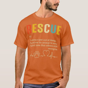Vintage Adoptie Cat Rescue Women Men Cat Mom Cat T-shirt