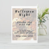 Vintage Adult Halloween Costume Party  Kaart (Staand voorkant)