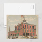 Vintage advertentie van August Baetzhold, wijnen & Briefkaart (Voorkant / Achterkant)