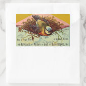 Vintage advertentie vogel in envelop Stickers (Tas)