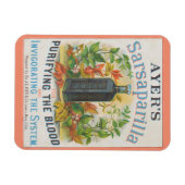 Vintage advertentie voor Ayer's Sarsaparilla. Magneet (Horizontaal)