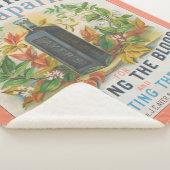 Vintage advertentie voor Ayer's Sarsaparilla. Sherpa Deken (3/4)