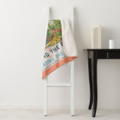 Vintage advertentie voor Ayer's Sarsaparilla. Sherpa Deken (In situ)