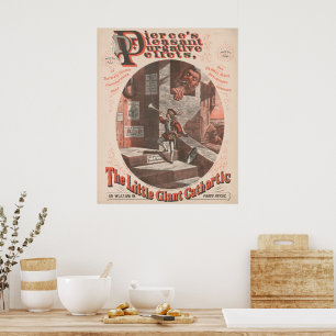 Vintage advertentie voor Dr Pierce's purgatieve pe Poster