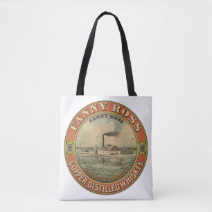 Vintage advertentie voor Fanny Ross koper gedistil Tote Bag