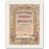 Vintage advertentie voor Gilbert & Parsons Hygieni Sticker (Voorkant)