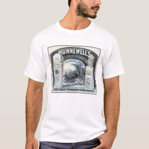 Vintage advertentie voor Hunnewells standaard prep T-shirt