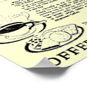 Vintage-advertenties op de koffieblikjes -1921 poster (Hoek)