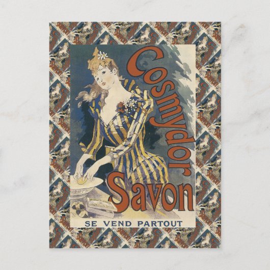 Vintage adverteren, Cosmydor Savon Briefkaart (Voorkant)