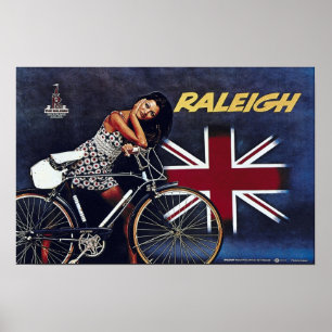Vintage Adverteren fiets Poster