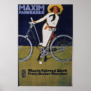 Vintage Adverteren fiets Poster