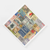 Vintage Adverteren Napkins Servet (Hoek)