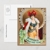 Vintage adverteren, Tidman's kruidenzeep Briefkaart (Voorkant / Achterkant)