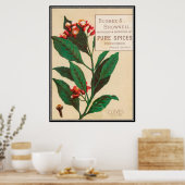 Vintage : adverteren voedsel - poster (Keuken)