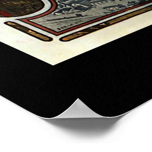 Vintage Advertisement Poster Paris (Hoek)