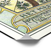 Vintage Advertising Poster: Dutch Newspaper Poster (Hoek)