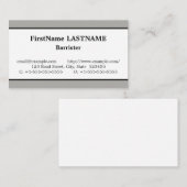 Vintage, advocatenkantoor Visitekaartje (Voorkant / Achterkant)