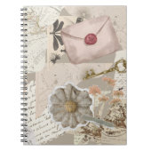 Vintage Aesthetic Collage Notebook Notitieboek (Voorkant)