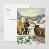 Vintage Afbeelding Briefkaart (Voorkant / Achterkant)