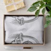 Vintage-afbeelding met Cherubs-ontkoppeling Tissuepapier (Geschenk)