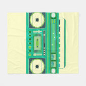 Vintage-afbeelding van een klassieke boomgaard fleece deken (Voorkant (Horizontaal))