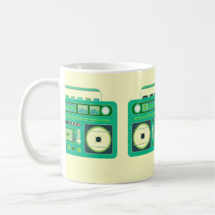 Vintage-afbeelding van een klassieke boomgaard koffiemok