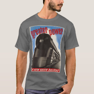 Vintage affiche New Haven Railroad Retro T-shirt