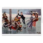 Vintage - Afleiding op het ijs, (Voorkant Horizontaal)