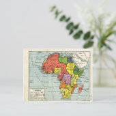 Vintage, Afrikaanse divisie, 1900, Map Briefkaart (Staand voorkant)