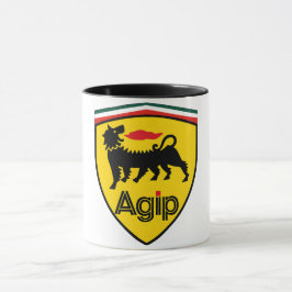 Vintage Agip Logo Coffee Mug with Six-Legged Dog Mok