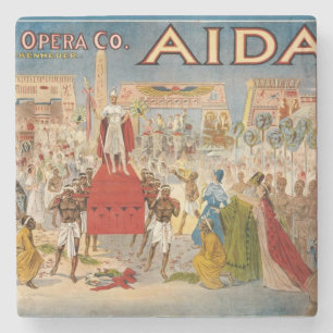 Vintage Aida Opera Poster Onderzetters